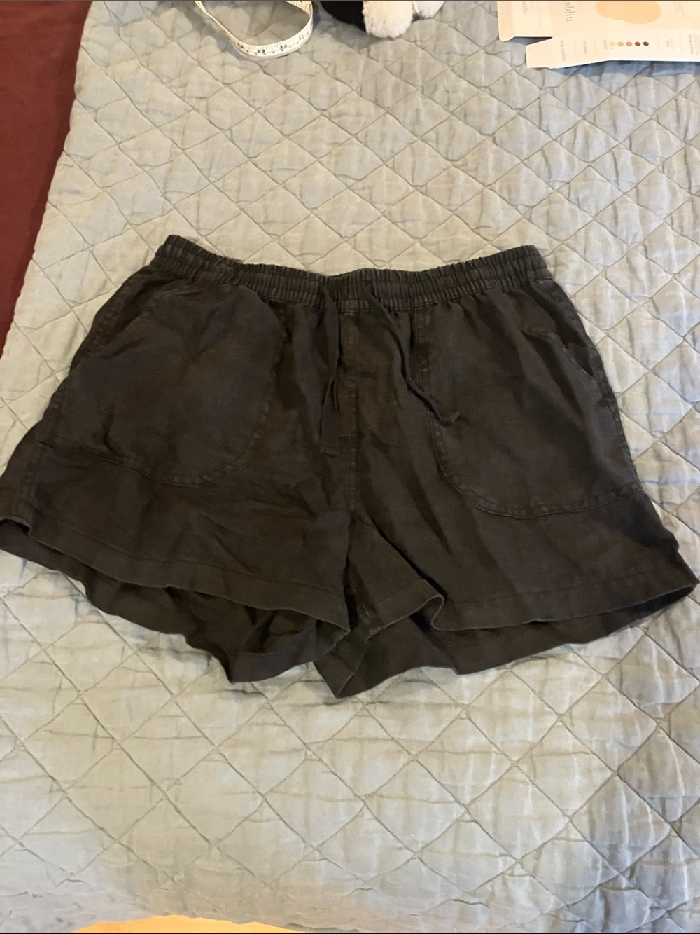 Quince linen shorts size Medium